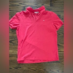 J. Lindeberg Black Polo Shirt. Size L